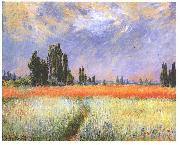 Claude Monet Wheatfield France oil painting artist